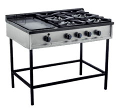 ANAFE 4 HORNALLAS Y PLANCHA DEPAOLO  022046