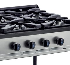 ANAFE 4 HORNALLAS Y PLANCHA DEPAOLO  022046 - comprar online