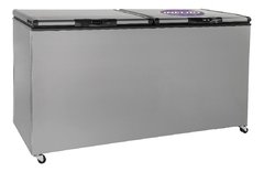 Freezer Horizontal INELRO de Acero Inoxidable con 2 Tapas Ciegas 520 lts.