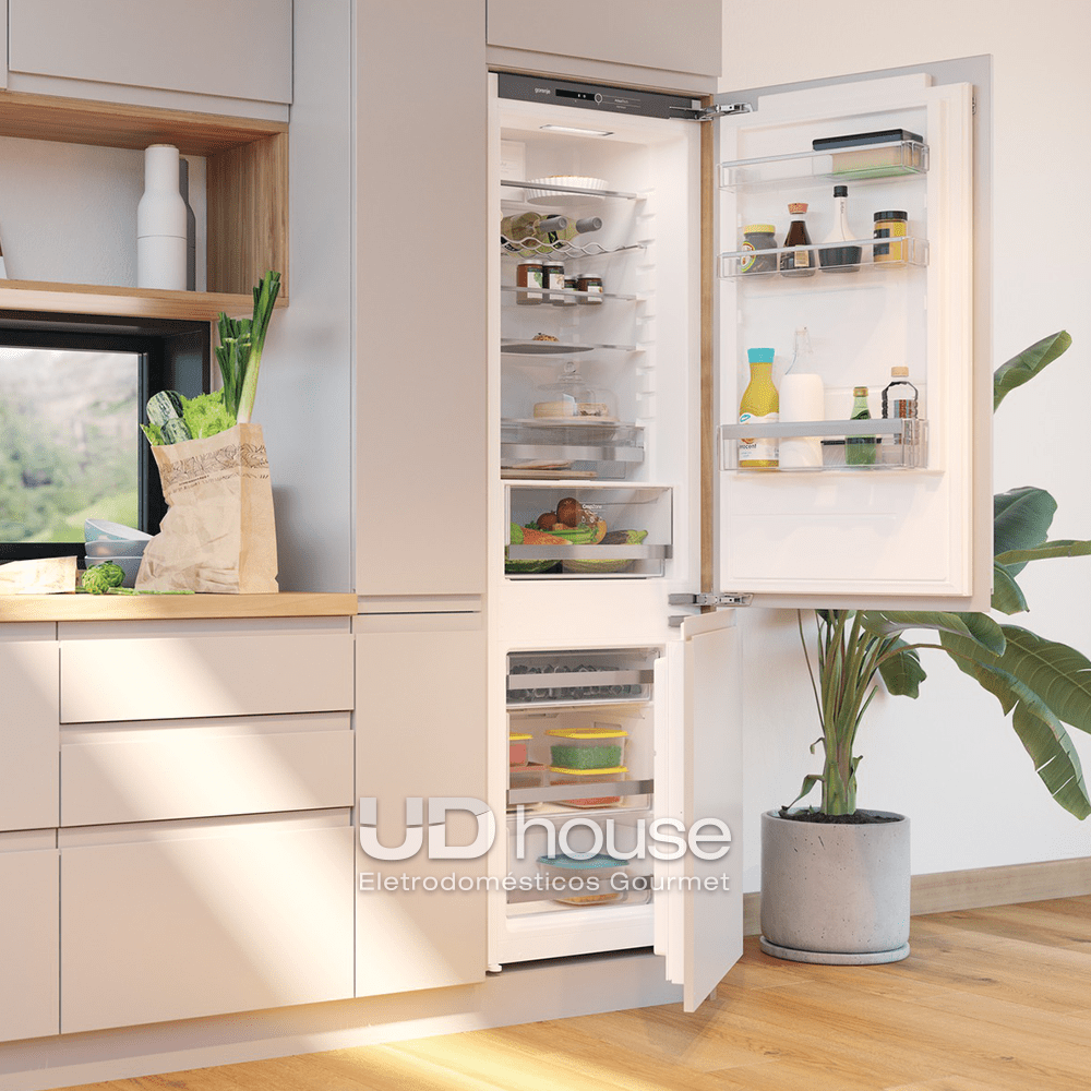 refrigerador de embutir com portas para revestir - bottom freezer ...