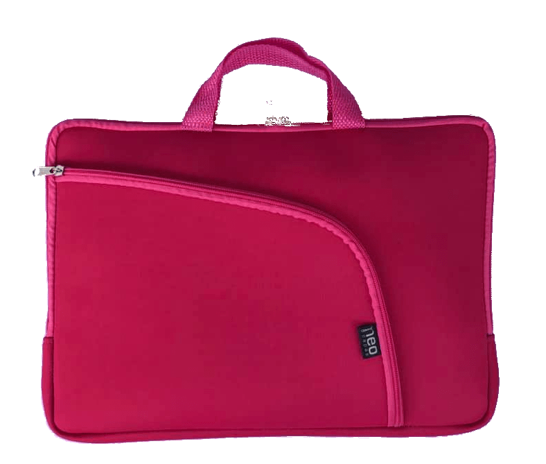 hot pink laptop bolsa