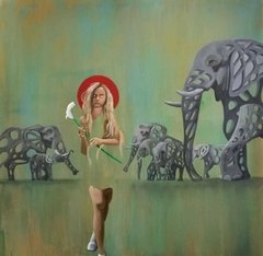 Le enfant et les elephants