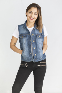 Chaleco de jeans