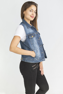 Chaleco de jeans