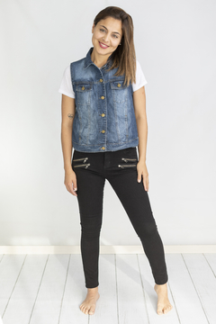 Chaleco de jeans
