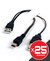 Cable USB A Macho / USB + Mini USB Macho (JA109D) - tienda online