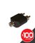Adaptador Plug Hembra 3,5 estéreo / 2 Macho RCA (SA185) - tienda online