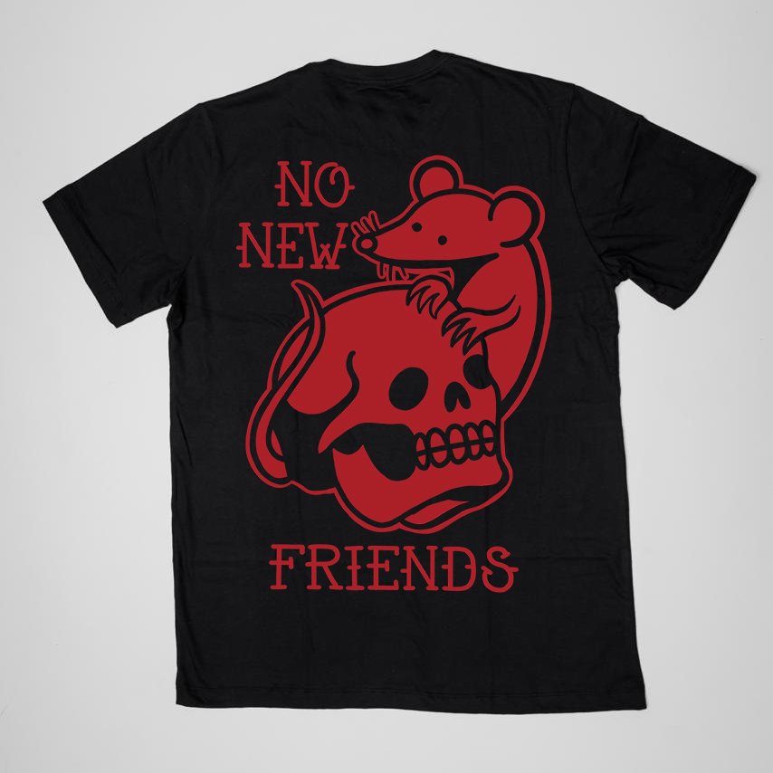 Camiseta no new friends Clearance