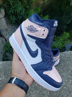 Nike Air Jordan feminino Azul, Rosa e Branco - comprar online