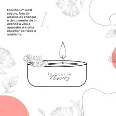Vela Vegana Floral - Cravo e Canela - comprar online