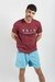 Remera Manga Corta Stuart Red Melange