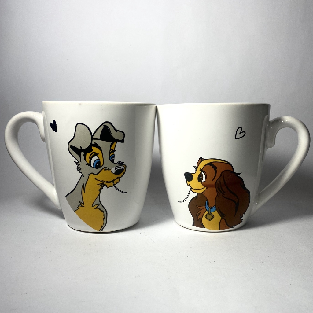 Taza con forma Reina, La Dama y el Vagabundo