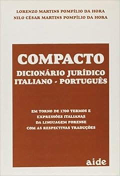 Compacto Dicionario Juridico Italiano-português