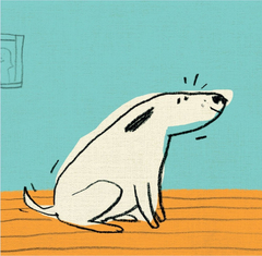 Se siente un perro sentado - comprar online