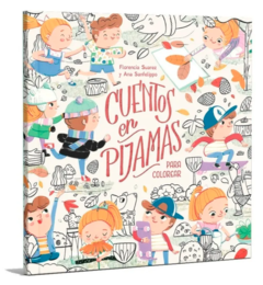 Cuentos en pijamas, el libro para colorear