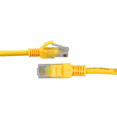 Cable de Red 2m Cat5 Global Amarillo