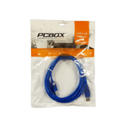 Cable USB Impresoras A-B PCBox 3m