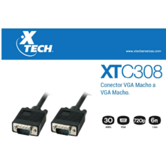 Cable VGA 1,8m 720p Xtech XTC308 - comprar online