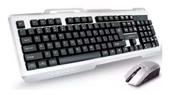 Combo Gamer Inalambrico Noga Nkbsteel 1600dpi 2,4ghz Ps4