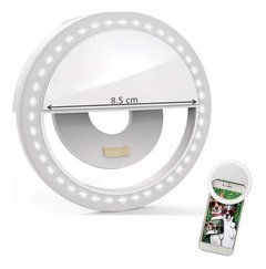 Aro De Luz Led Para Celular Recargable Usb Selfies - comprar online