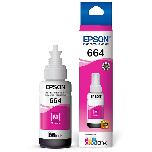 Tinta Epson Original 664 Negro Color L210 L220 L355 L365 L565 T664