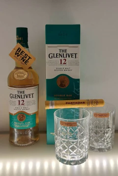 The Glenlivet 12 años + vasos de whisky Nachtamann