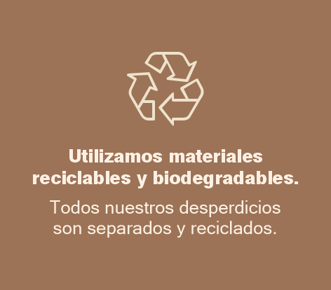 Materiales sustentables y reciclables