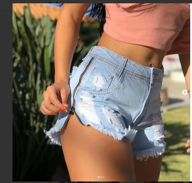 short jeans 100 algodão