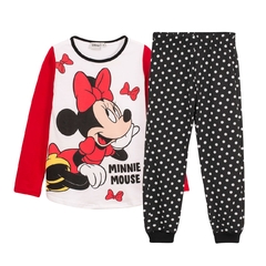 Pijama Minnie Lunares (talle 4-12)