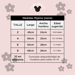 Camisón Pijama Frozen Volados (oportunidad talle 2) - comprar online