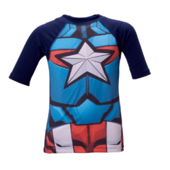 Remera UV+50 Avengers - Capitán América