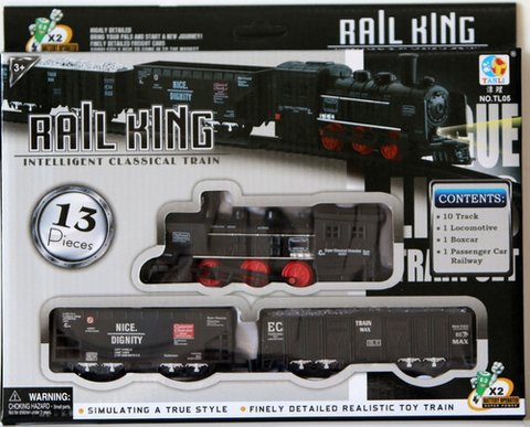 Tren Rail King 13 Piezas