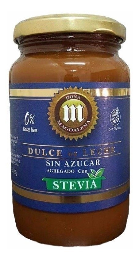Dulce de leche con Stevia sabor coco Doña Magdalena