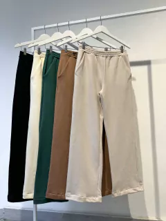 JOGGER WIDE LEG ALGODÓN FRIZA en internet