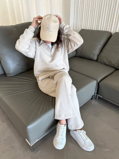 JOGGER WIDE LEG ALGODÓN FRIZA