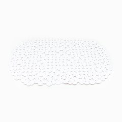 Alfombra Antideslizante Pvc Chica Blanca