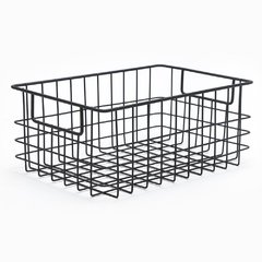 Organizador Metal Negro Rectangular