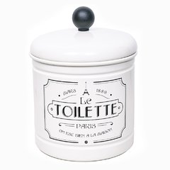 Cesto Aluminio Vintage 6,5lts Blanco