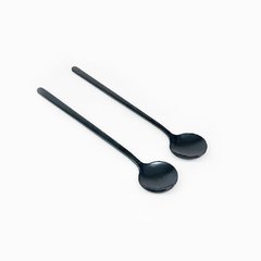 Cucharita Negra Set x2