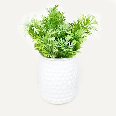 Florero Vidrio Blanco Alto - comprar online