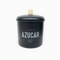 Lata Azucar Aluminio Negra