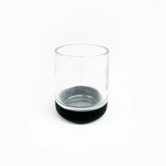 Vaso Vidrio y Silicona