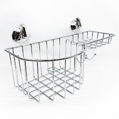 Estante Sopapa Con Jabonera Cromado - comprar online