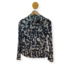 CAMISA AZUL ESTAMPADA OLD NAVY T.XS
