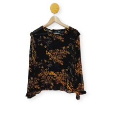 BLUSA GASA NEGRA ZHOUE T.L