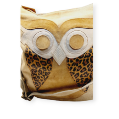 CARTERA SIMIL CUERO MARRON BUHO - comprar online