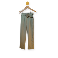 PANTALON VERDE OLIVA C/CINTO T.S