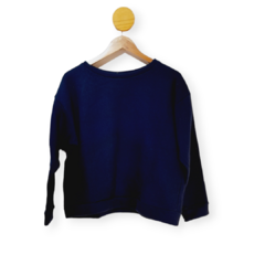BUZO AZUL ANCHO CUELLO BASE T.U