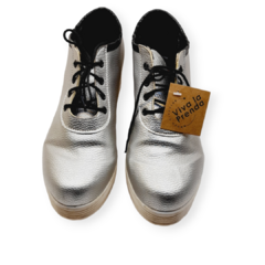 ZAPATOS C/PLATAFORMA BLANCA ROYALTY T.38
