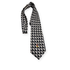 CORBATA NEGRA /LILA ESTAMPA MICKEY DOOLIM